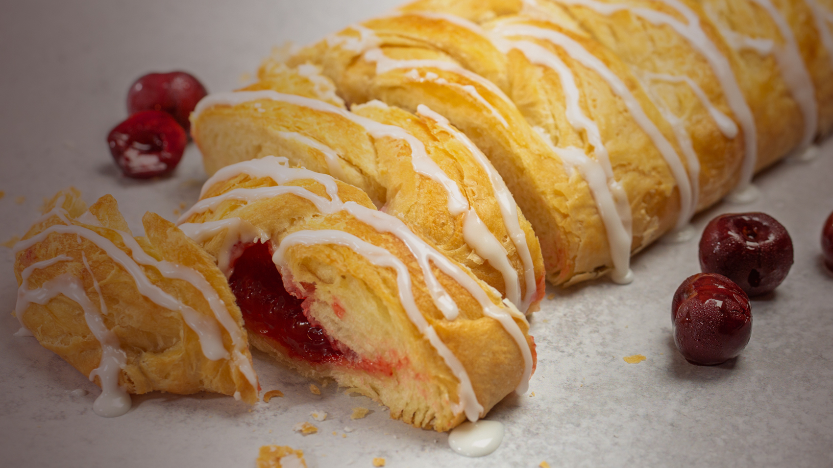 Cherry Braided Pastry